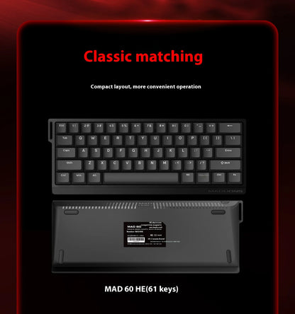 Mechanical Gaming Keyboard Hot Swap 68 Keys Rapid Trigger