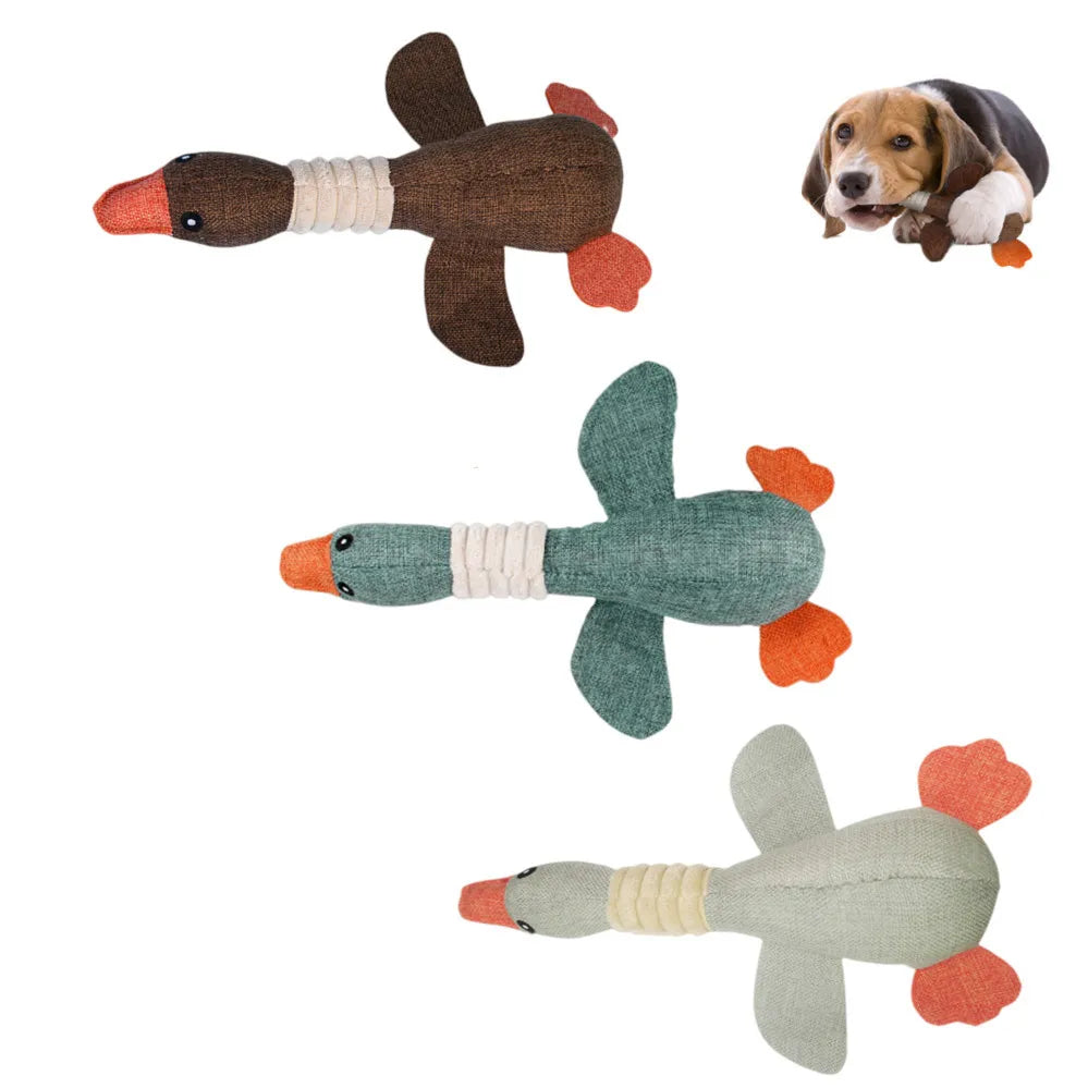 Soft Plush Dog Chew Toy with Squeaker - Smarsty