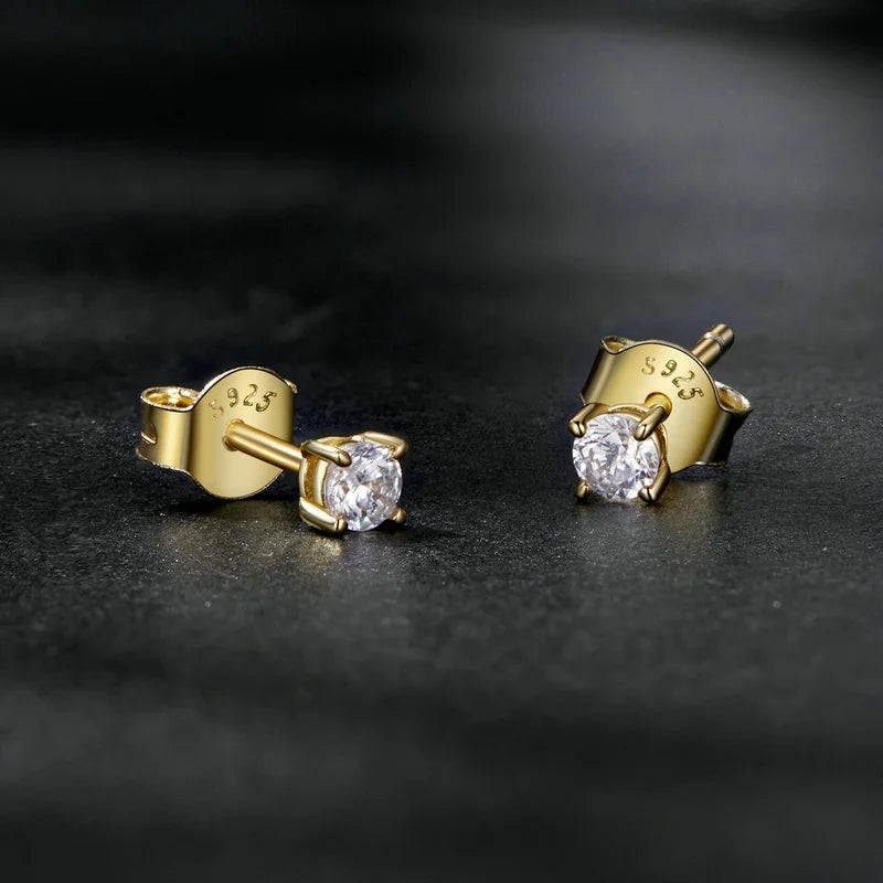 Moissanite Earrings 925 Sterling Silver D Color Studs - Smarsty