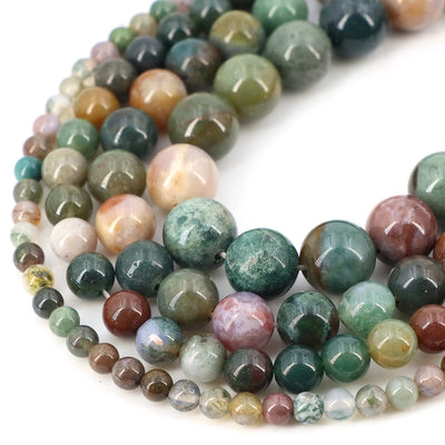 Natural Stone Beads Blue Tiger Eye Crystal Amethyst Rose Quartz Gemstone Bead for Jewelry Making Bracelet Necklace 4/6/8/10MM - Smarsty