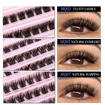 GROINNEYA DIY Eyelash Extension Kit with 280 Clusters - Smarsty