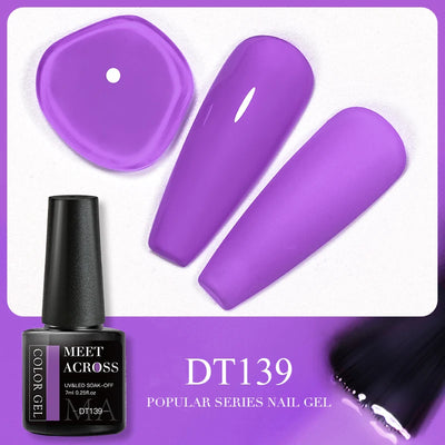 Pink Dried Flower Gel Nail Polish for Fairy Nail Art - Smarsty