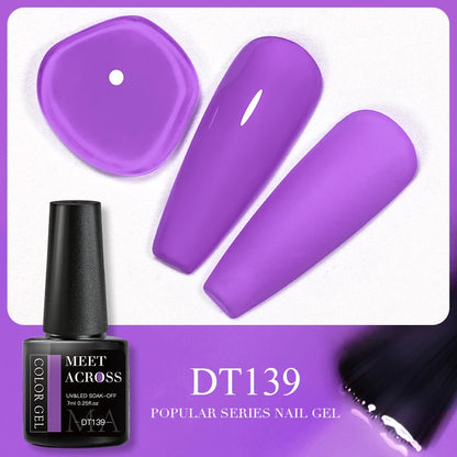 Pink Dried Flower Gel Nail Polish for Fairy Nail Art - Smarsty