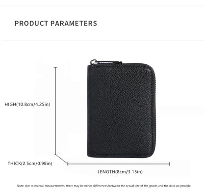 20 Detents Cards Holders PU Business Bank Credit Bus ID Card Holder Cover Coin Pouch Anti Demagnetization Wallets Bag Organizer