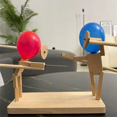 Double Battle Poke Balloon Toy Head Parent-child Interactive Toy Handmade - Smarsty