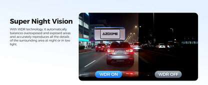 Dual Dash Cam 4K Night Vision With GPS ADAS Parking - Smarsty