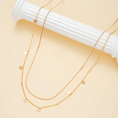 Round Coin Tassel Pendant Body Chain for Summer - Smarsty