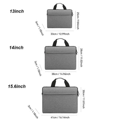 Ultra Thin Laptop Sleeve 13.3 To 15.6 Inch Velvet Lining - Smarsty