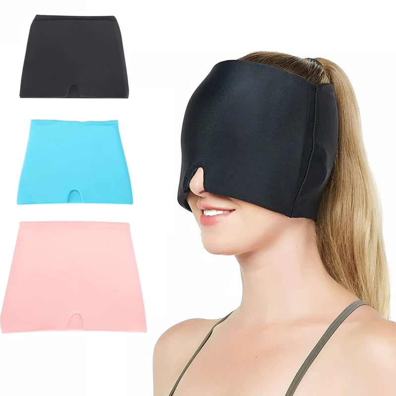 Migraine Relief Cold Ice Head Wrap Face Mask - Smarsty
