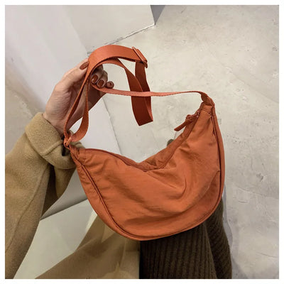 Casual Nylon Crossbody Bag for Women Large Capacity - Smarsty
