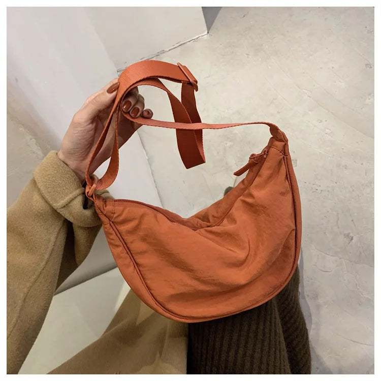 Casual Nylon Crossbody Bag for Women Large Capacity - Smarsty