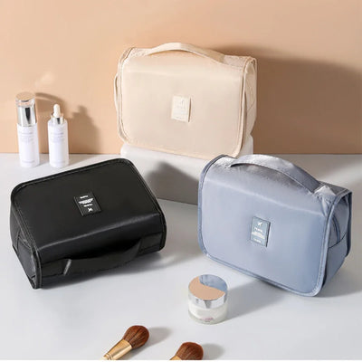 Travel Makeup Bag Waterproof Toiletries Organizer High Quality Women Neceser Bathroom Hook Wash Pouch Hook Makeup Storage Bag - Smarsty