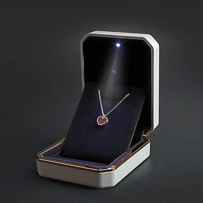 Luxury LED Jewelry Ring Box for Engagement and Wedding - Smarsty