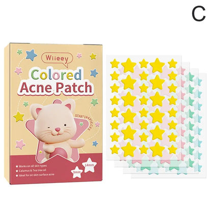 144PCS Colorful Acne Patches for Clear Skin - Smarsty