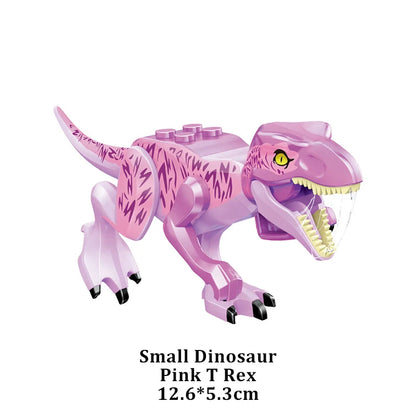 Jurassic Dinosaur World Brutal Raptor T-Rex Triceratops Indominus Rex Model Building Blocks Dino Velociraptor Figure Bricks Toys