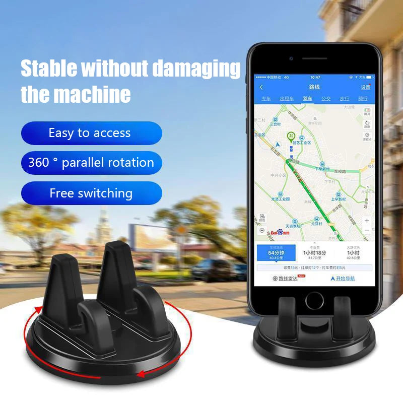 360 Degree Rotating Car Phone Holder With Anti Slip Pad - Smarsty
