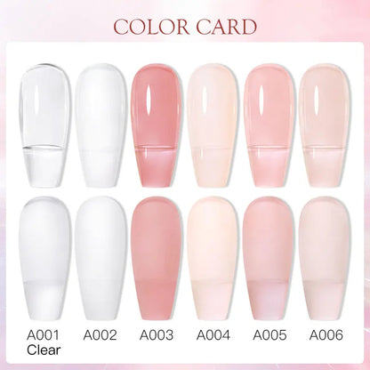 Nude Milk White Gel Nail Polish for Long Lasting Manicure - Smarsty