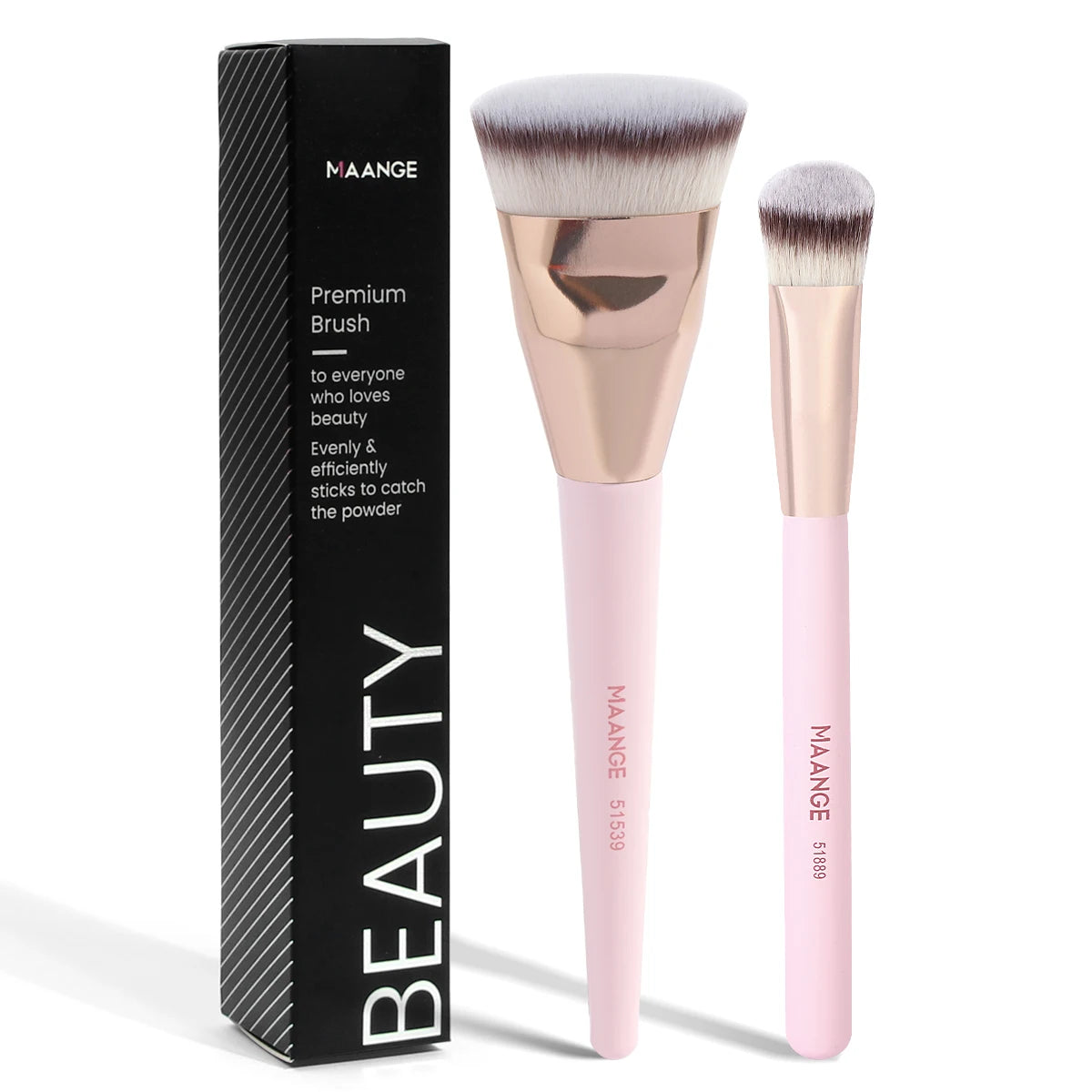 MAANGE 2PCS Flawless Makeup Brush Set for Liquid and Cream - Smarsty