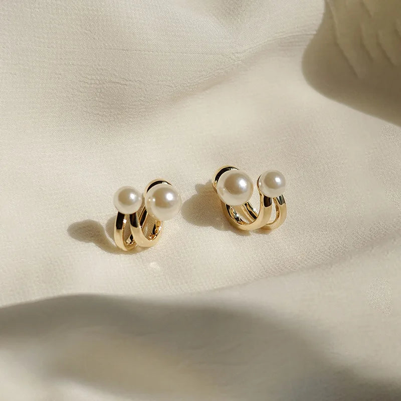 Classic Pearl Drop Earrings for Women - Timeless Elegance - Smarsty