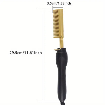 Multi Functional Electric Hair Comb Straightener for Easy Styling - Smarsty