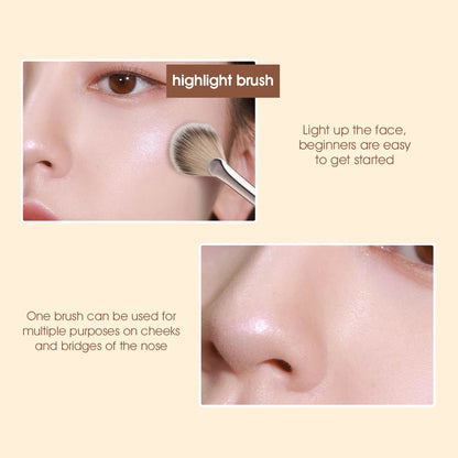 IMAGIC Soft High Quality Blush Brush for Perfect Highlighting - Smarsty