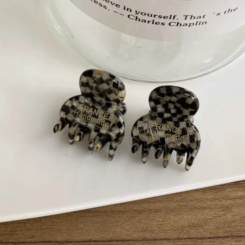 Mini Acetate Hair Claw Clips For Girls Cute Lightweight Grip - Smarsty