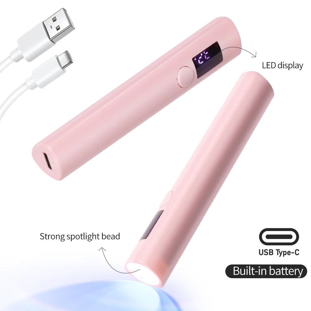 LULAA Handheld Mini Nail Lamp For Quick Gel Drying - Smarsty