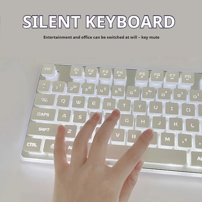 Silent All Metal 104 Key Keyboard For Office And Gaming