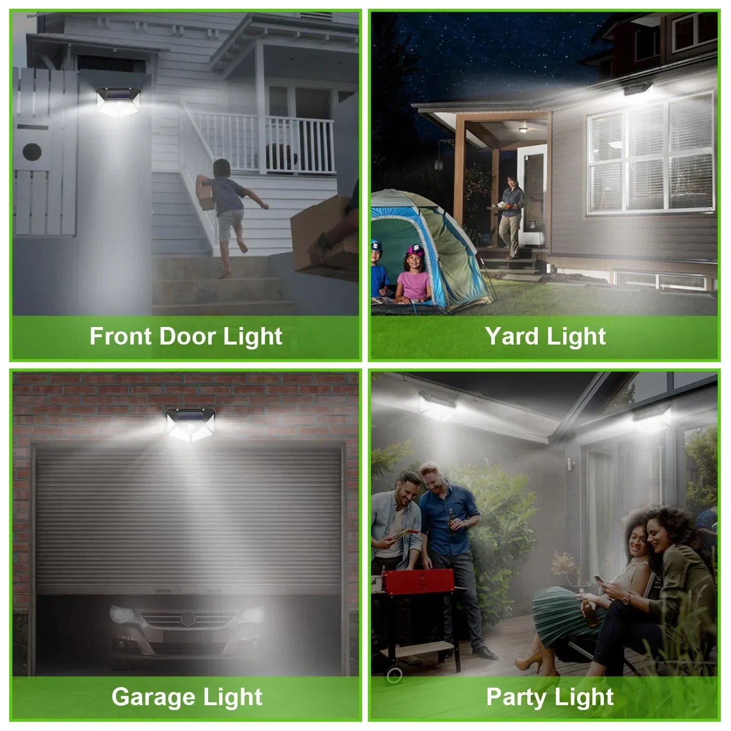 Multifunctional Solar LED Garden Light with Motion Sensor - Smarsty