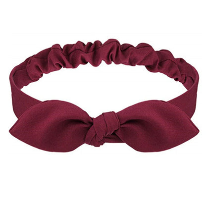 Boho Soft Elastic Headband For Women Vintage Cross Knot - Smarsty
