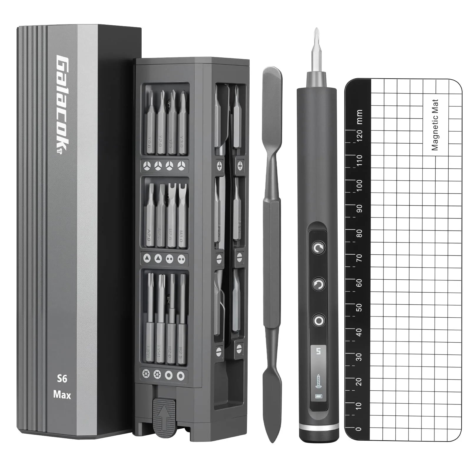 49 in 1 Electric Screwdriver Set 5 Torque Settings Precision Power Tool Magnetic Screw Driver Bits for iPhone Glasses Watch PC