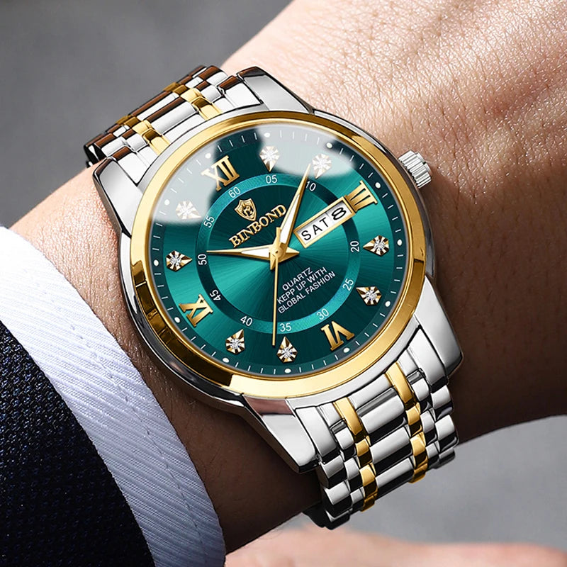 Luxury Waterproof Diver Watch for Men 30ATM - Smarsty