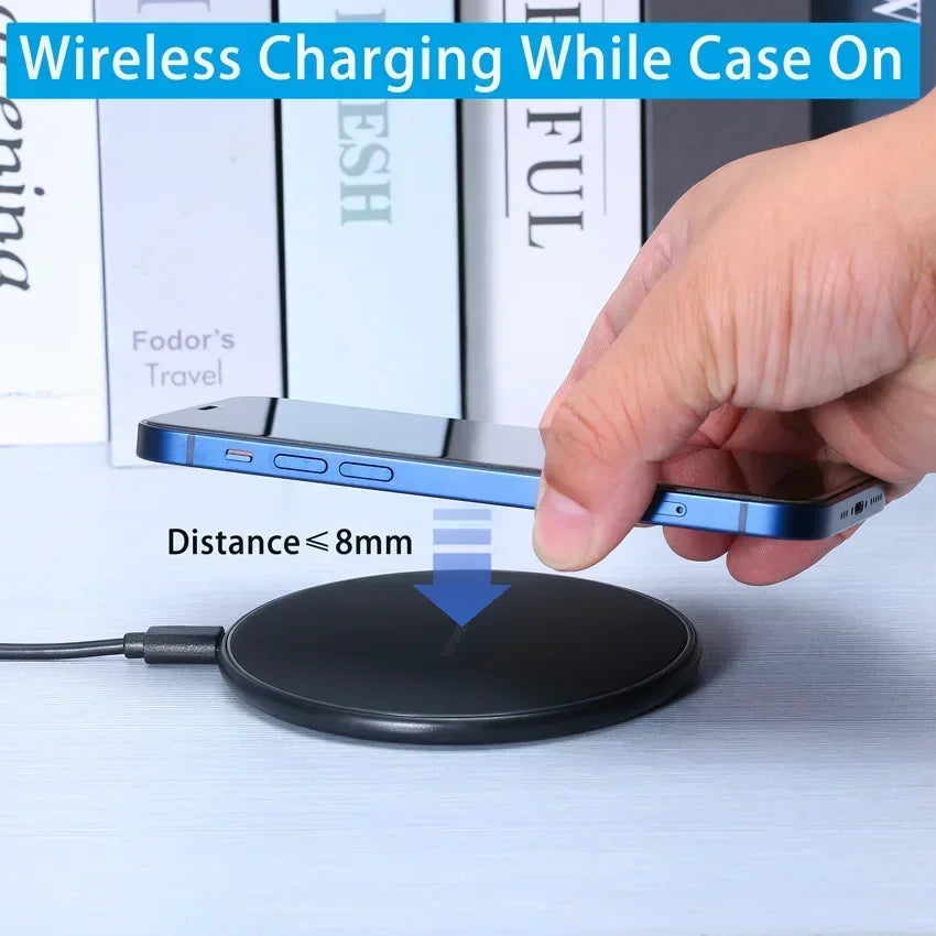 300W Wireless Charger For iPhone 16 15 14 13 Pro Max Induction Fast Charging Pad Dock Station For Samsung S23 S22 Xiaomi Huawei