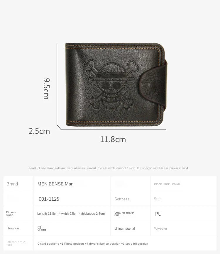 Men Short Bifold Faux Leather Masculina Billetera Credit ID Card Holder Wallet Billfold Purse Clutch Solid Hombre Business Slim - Smarsty