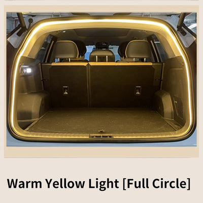 Car high brightness trunk lighting ambient light interior decoration LED wiring free automatic sensing tailgate light strip - Smarsty