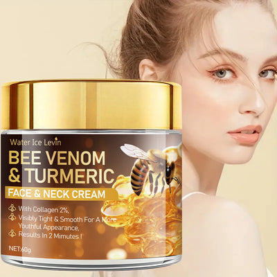 Bee Venom Instant Facial Lifting Cream Firms and Lifts Loose Skin, Smoothes Skin |   Alcohol-Free, Containing Hyaluronic Acid, Suitable for All Skin Types - Smarsty