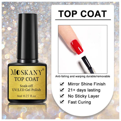 Acrylic No Acid Primer Nail Art Set with Base and Top Coat - Smarsty