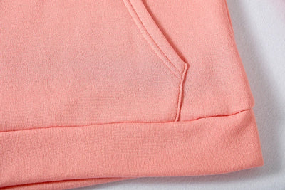 European and N Women's Long-sleeved Loose Casual Hooded Drawstring Pocket Hoodie - Smarsty