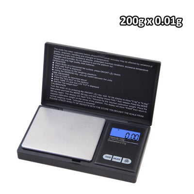 0.01g Jewelry Mini Stainless Steel Electronic Scale Digital Pocket Scale Gold Gram Balance Weight Scale Portable Pocket Scale - Smarsty
