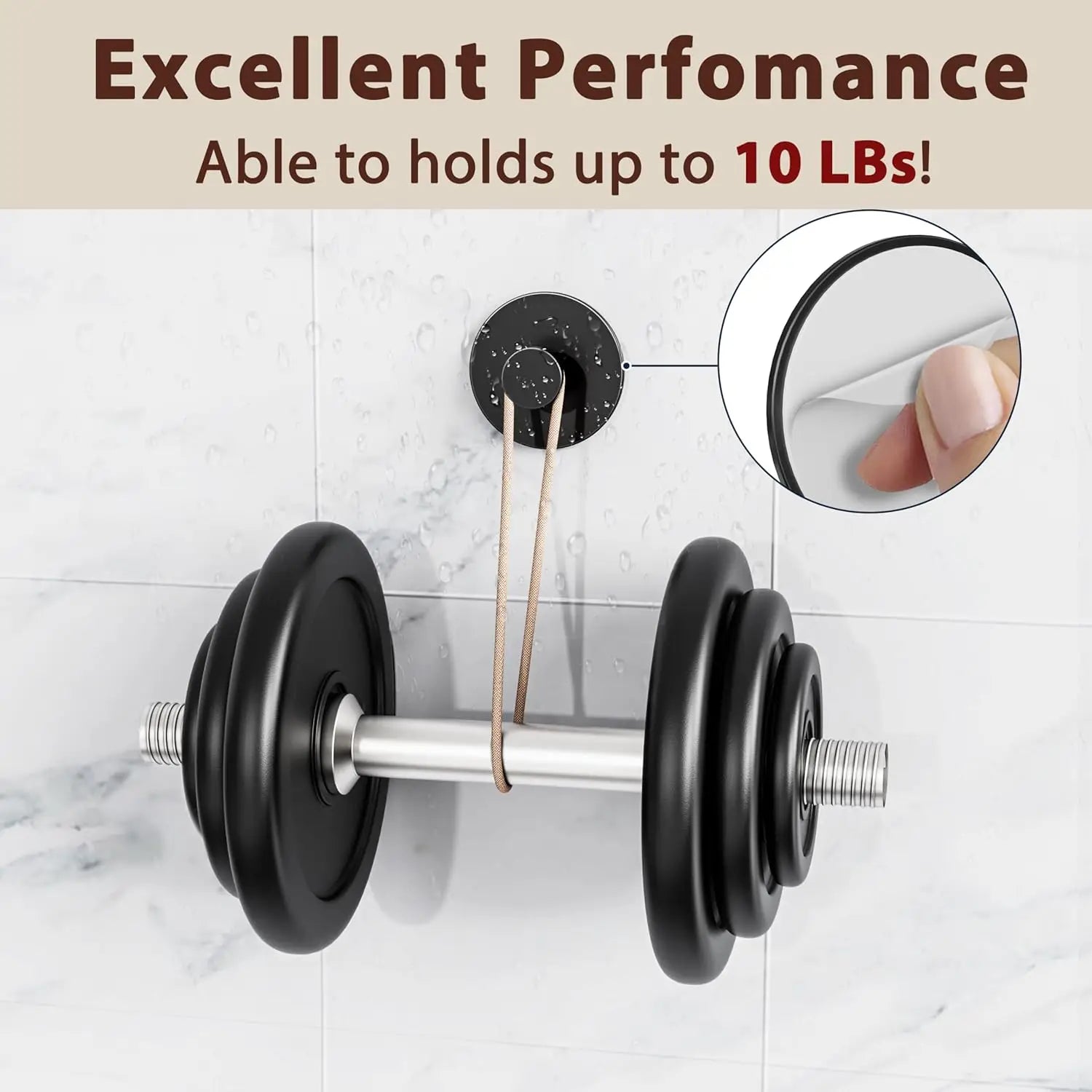 Extra Sticky Stainless Steel Towel Hooks for Space Saving - Smarsty