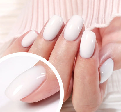 Born Pretty Milky Pink Rubber Base Gel Polish 15ml Self Leveling Formula - Smarsty