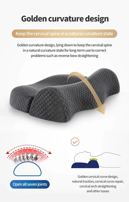 Memory Foam Contour Pillow for Side Sleepers - Smarsty