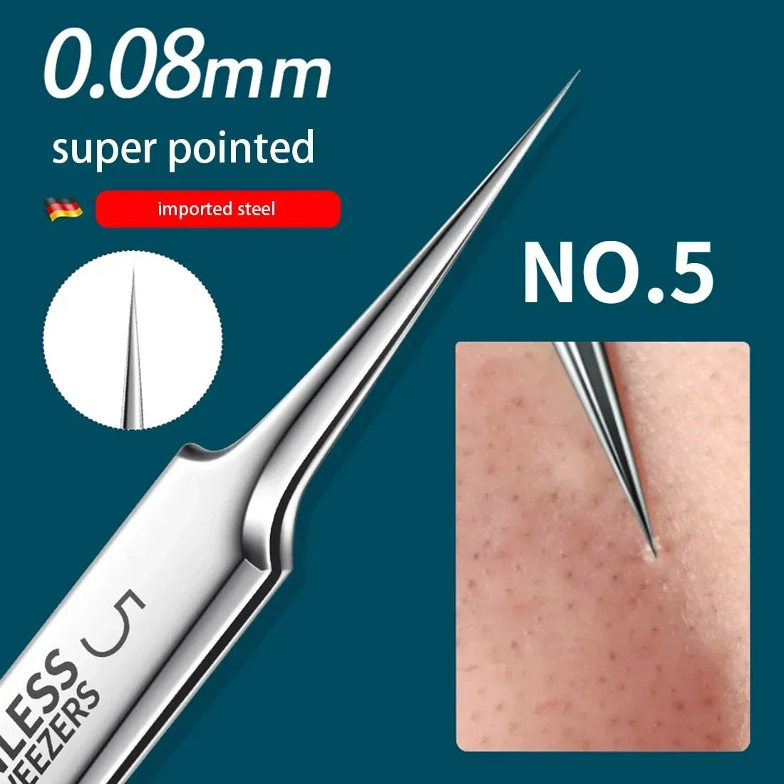 German Ultra Fine Blackhead Remover Tool for Clear Skin - Smarsty