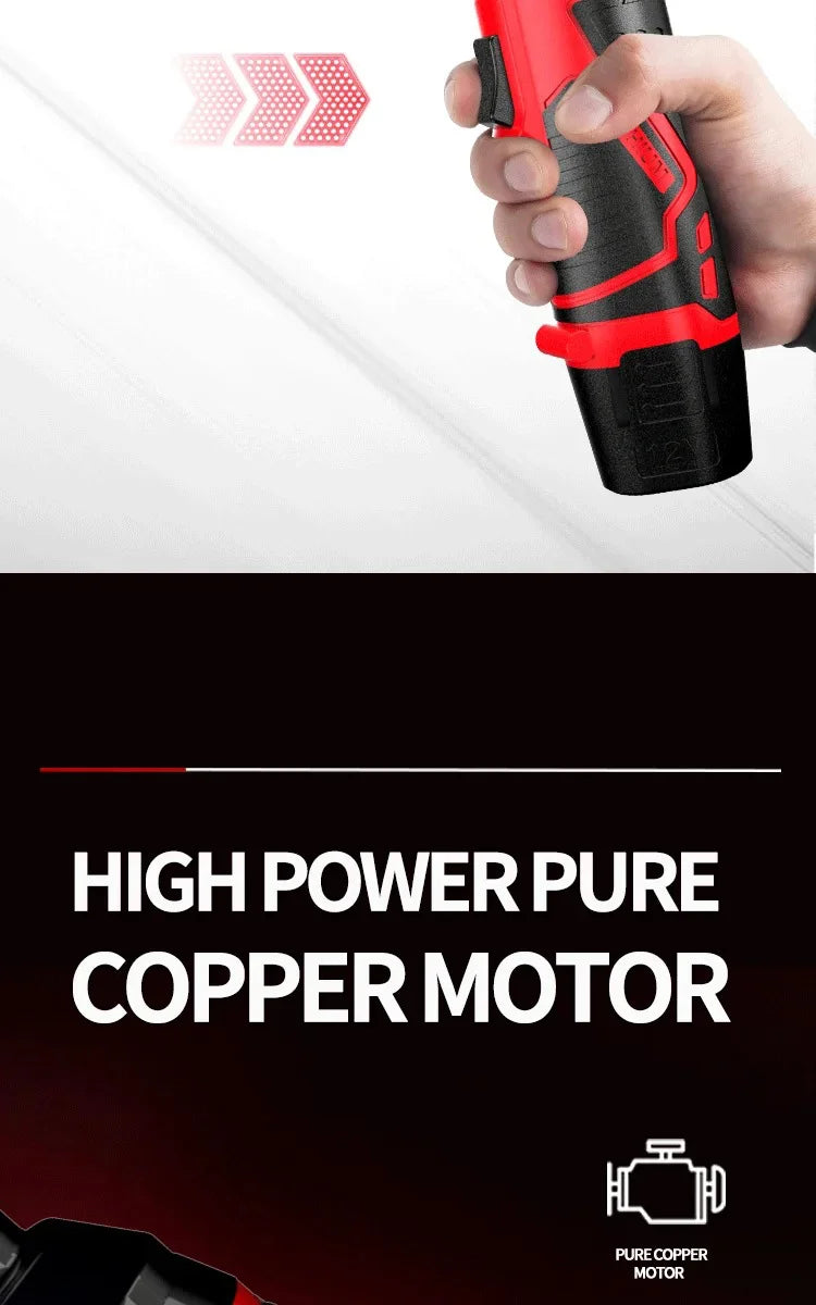 12V Cordless Right Angle Electric Wrench with 45NM Torque - Smarsty