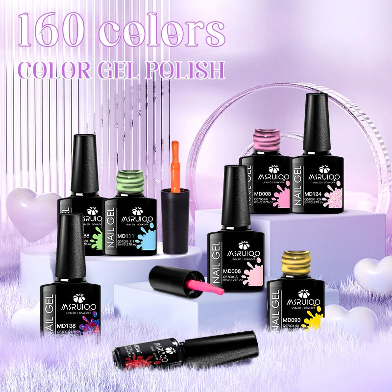 6pc All-Season Gel Nail Polish Set for Long-Lasting Manicure - Smarsty