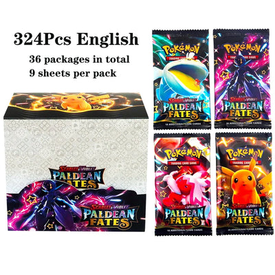 324pcs Pokemon TCG: Sword & Shield-Fusion Strike Booster Display Box (36 Packs) Board Game Card DESTINED RIVALS Stellar Crown - Smarsty