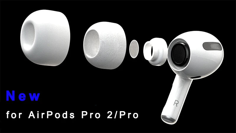 Memory Foam Ear Tips for Apple AirPods Pro 2 - Smarsty