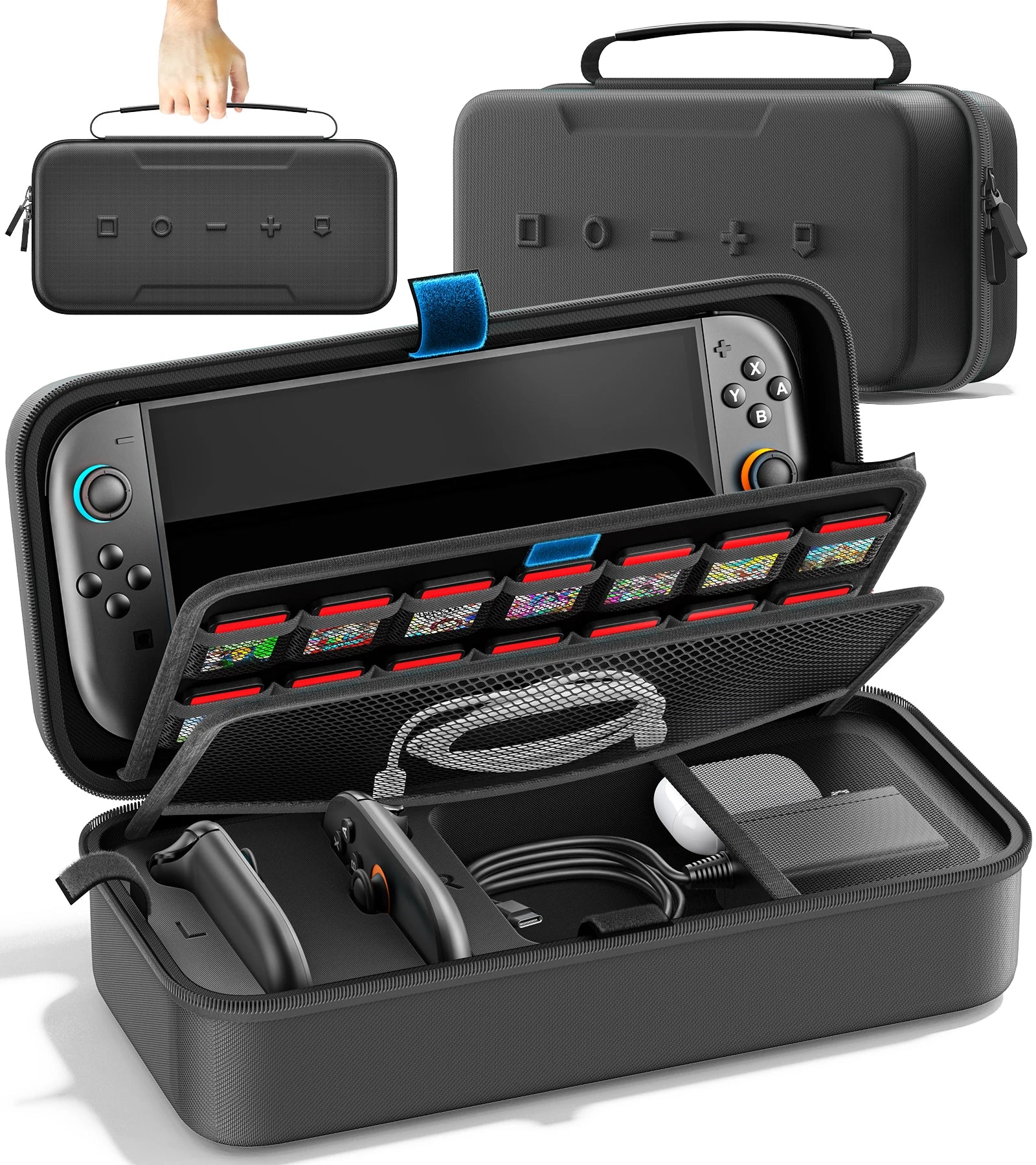 Large Waterproof Carrying Case for Nintendo Switch - Smarsty