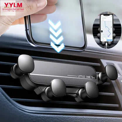 Gravity Car Phone Holder Air Vent Mount For Universal Fit - Smarsty