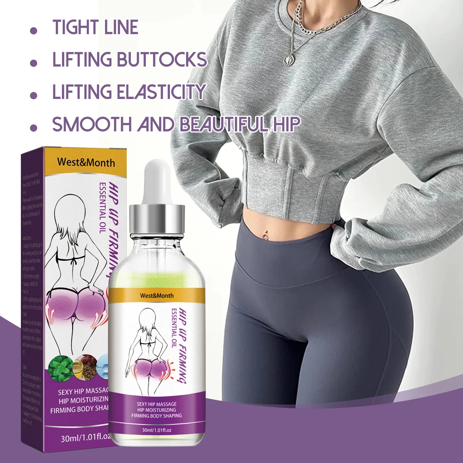 Butt Enhancement Oil for Effective Lifting and Firming - Smarsty